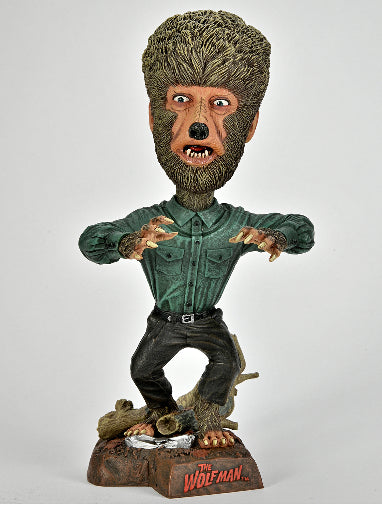 NECA Universal Monsters Wolf Man Head Knocker Figure Brand New