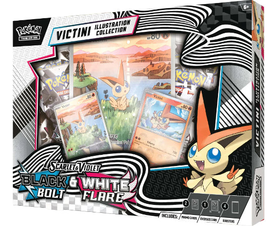 Pokemon TCG Unova Victini Illustration Collection Box Factory Sealed