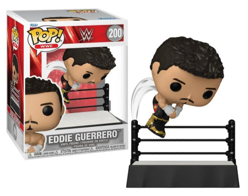 Funko POP Premium WWE Wrestling Eddie Guerrero Frog Splash Vinyl Figure New