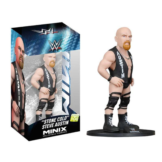 MINIX Entertainment WWE Wrestling Stone Cold Steve Austin Vinyl Figure New