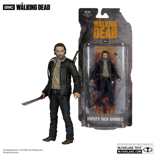 McFarlane Toys The Walking Dead Wave 1 Deputy Rick Grimes Figure New