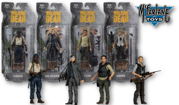 McFarlane Toys The Walking Dead Wave 2 Set Of 4 Action Figures New