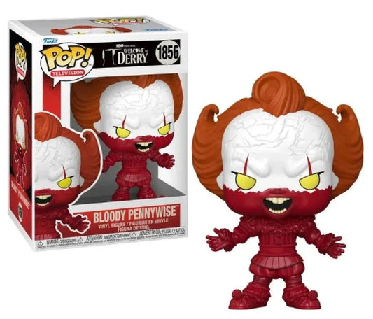 Funko POP TV Horror Welcome to Derry Series 2 Bloody Pennywise Vinyl Figure New
