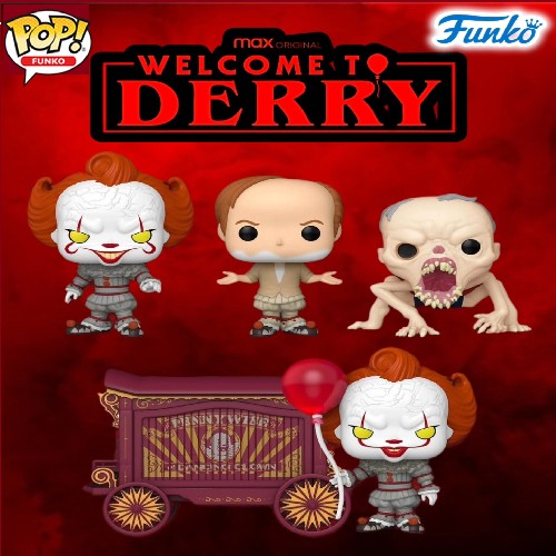 Funko POP TV Horror Welcome To Derry Set Of 4 Vinyl Figures New