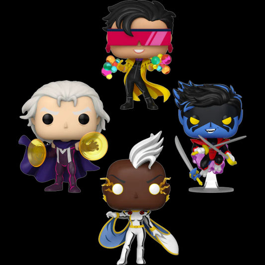 Funko POP Movies Marvel X-Men 97 Set Of 4 Vinyl Figures New
