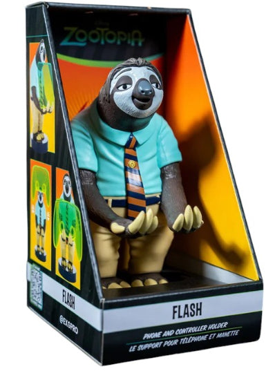 Cable Guys ZooTopia Flash The Sloth Phone Controller Holder Figure New