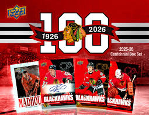 2026 Upper Deck NHL Hockey Chicago Blackhawks Centennial Box Set Factory Sealed