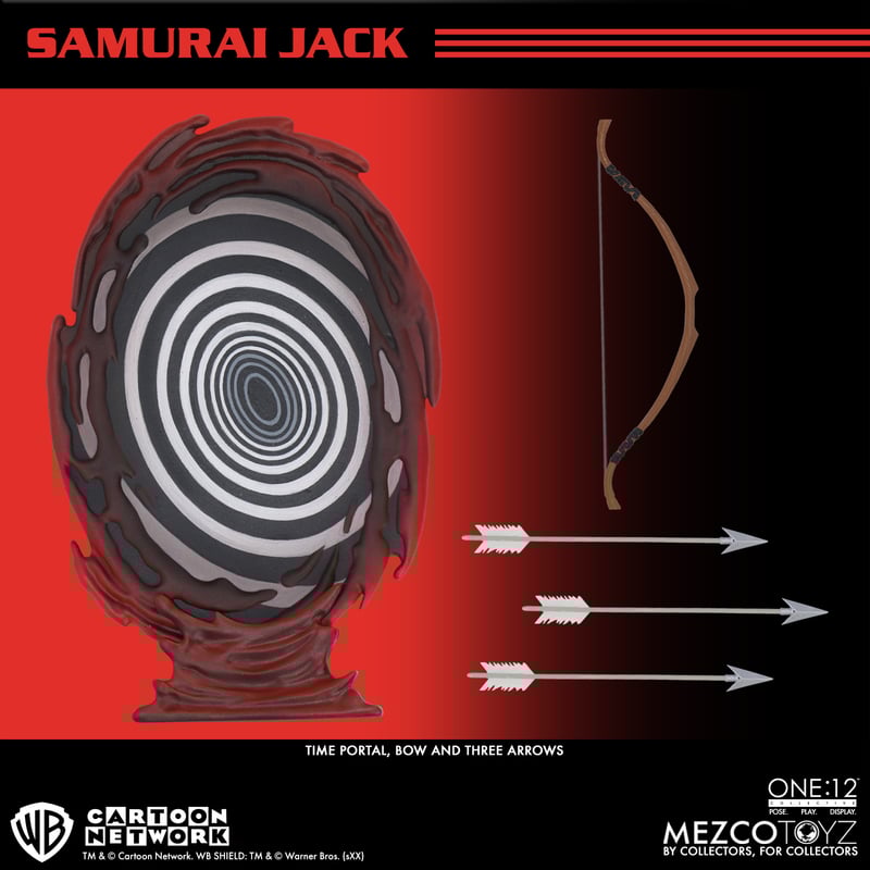 (PRE ORDER) Mezco Toys Samurai Jack 1:12 Collective Action Figure New