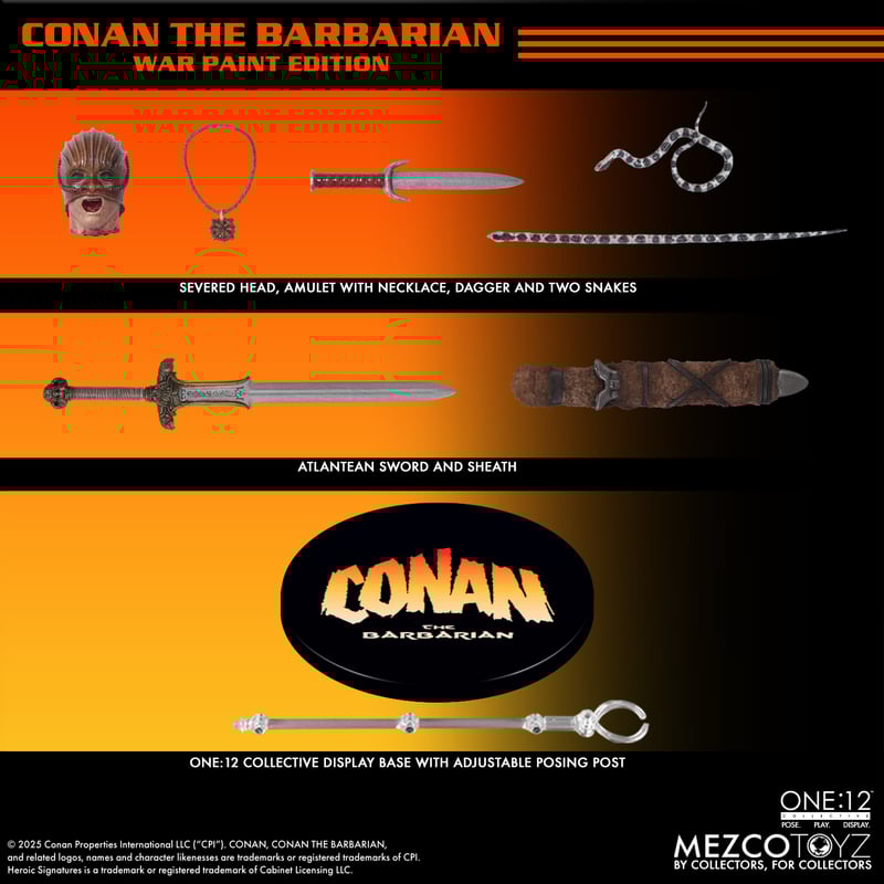 (PRE ORDER) Mezco Toys 1:12 Conan The Barbarian 1982 Collective Figure New