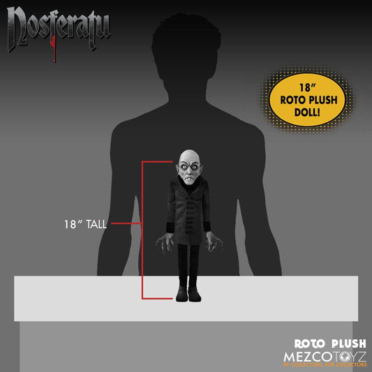 (PRE ORDER) Mezco Toyz MDS Roto Plush 18" Nosferatu Doll Figure New