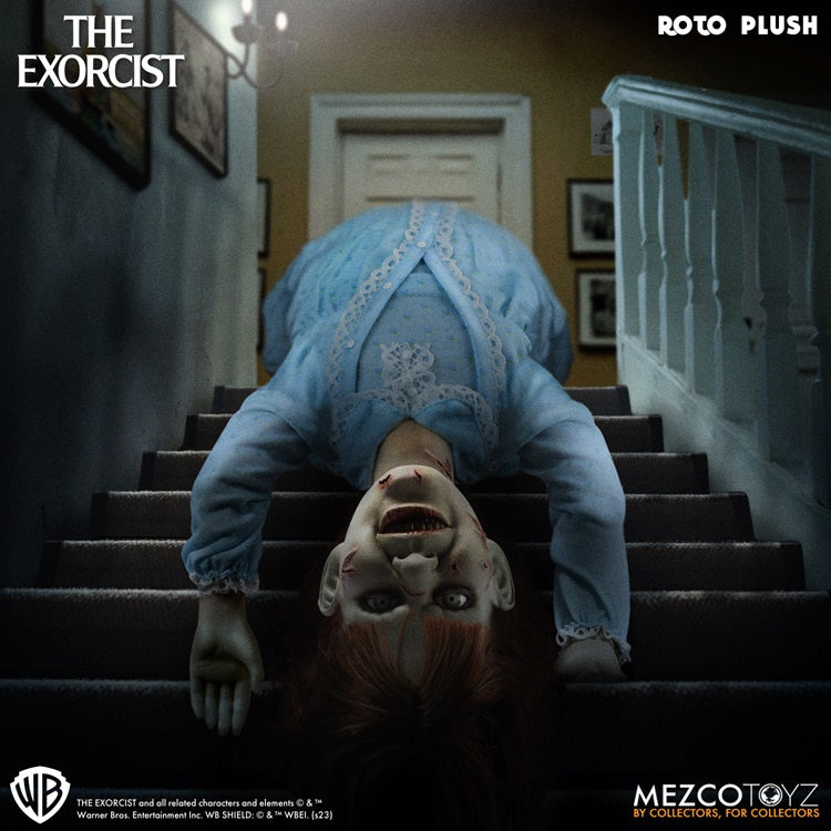 (PRE ORDER) MEZCO Horror Regan The Exorcist MDS Roto Plush 18" Figure Doll New